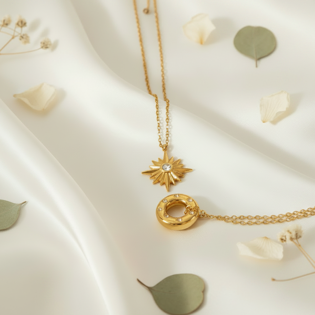 Collier polyvalent avec pendentif