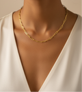 Collier Trombone Doré