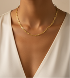 Collier Trombone Doré