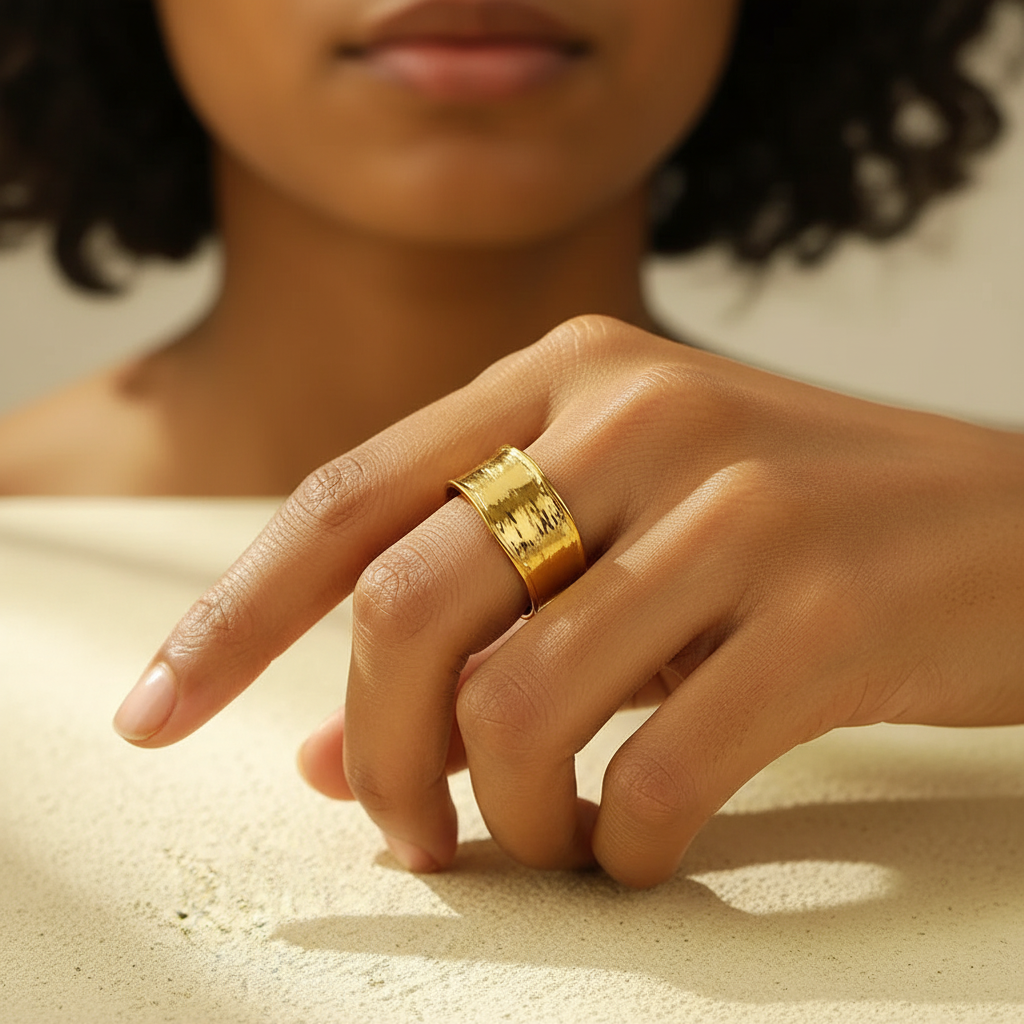 Bague Géométrique Ajustable