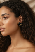 Boucles d'oreilles à fleur